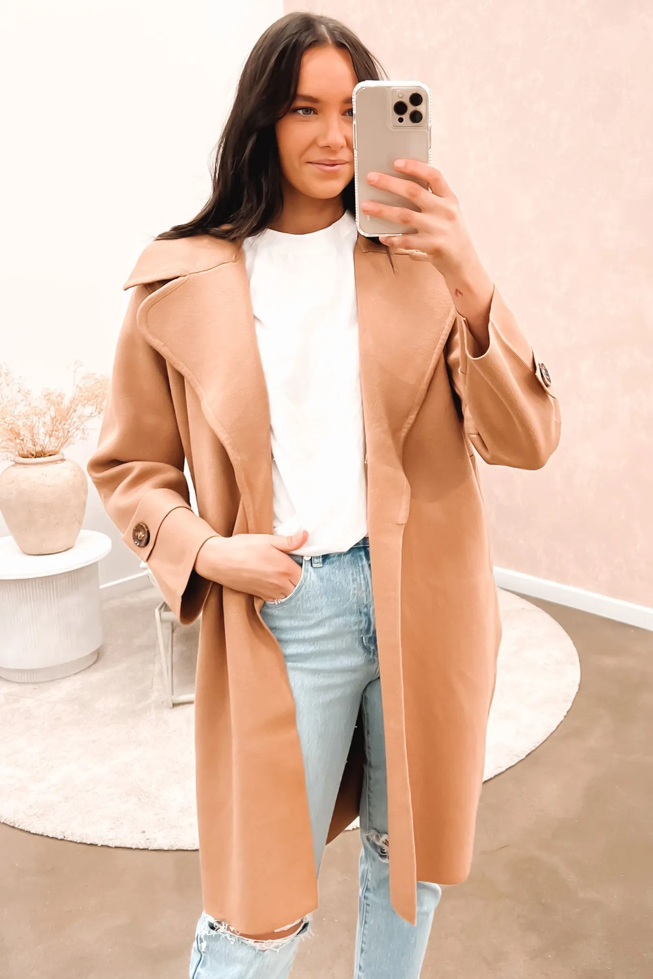 Odette Coat Camel