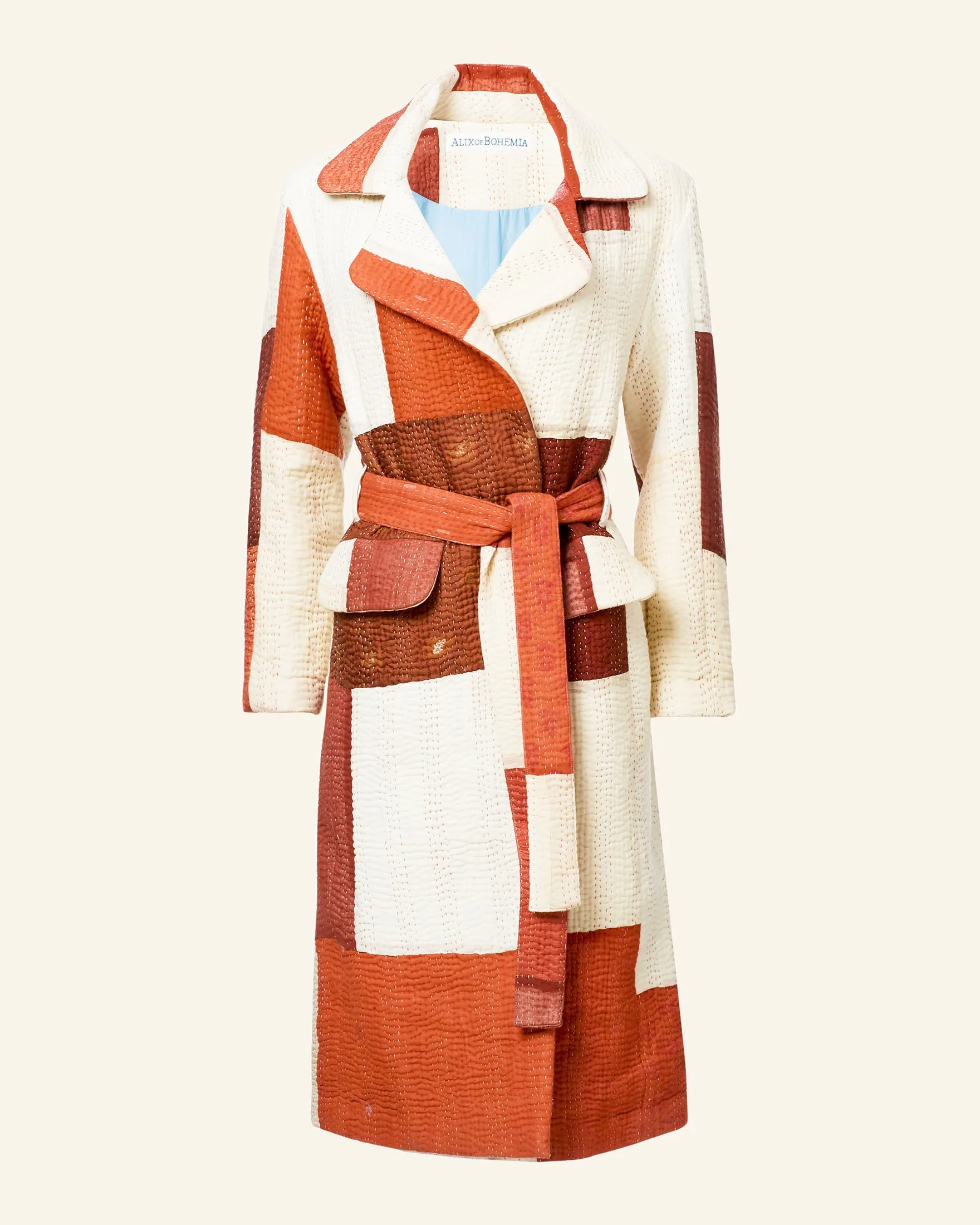 Officer Almond Kantha Coat