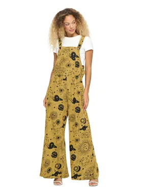 Overall Hippie Celestial Print