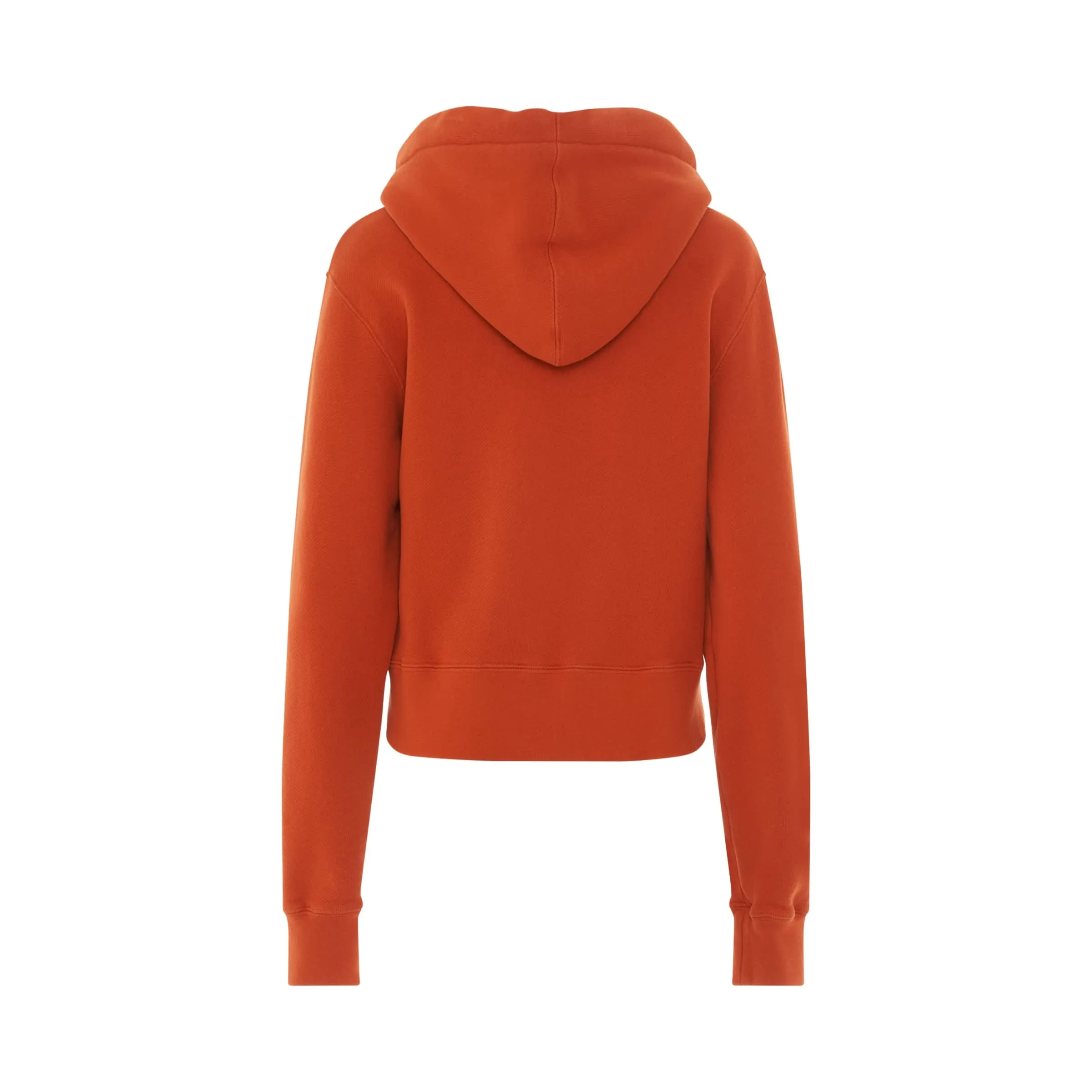 PA Bear Fitted Hoodie in Brick Red