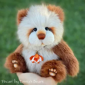 Pecan - 9" luxury faux fur artist bear by Emmas Bears - OOAK