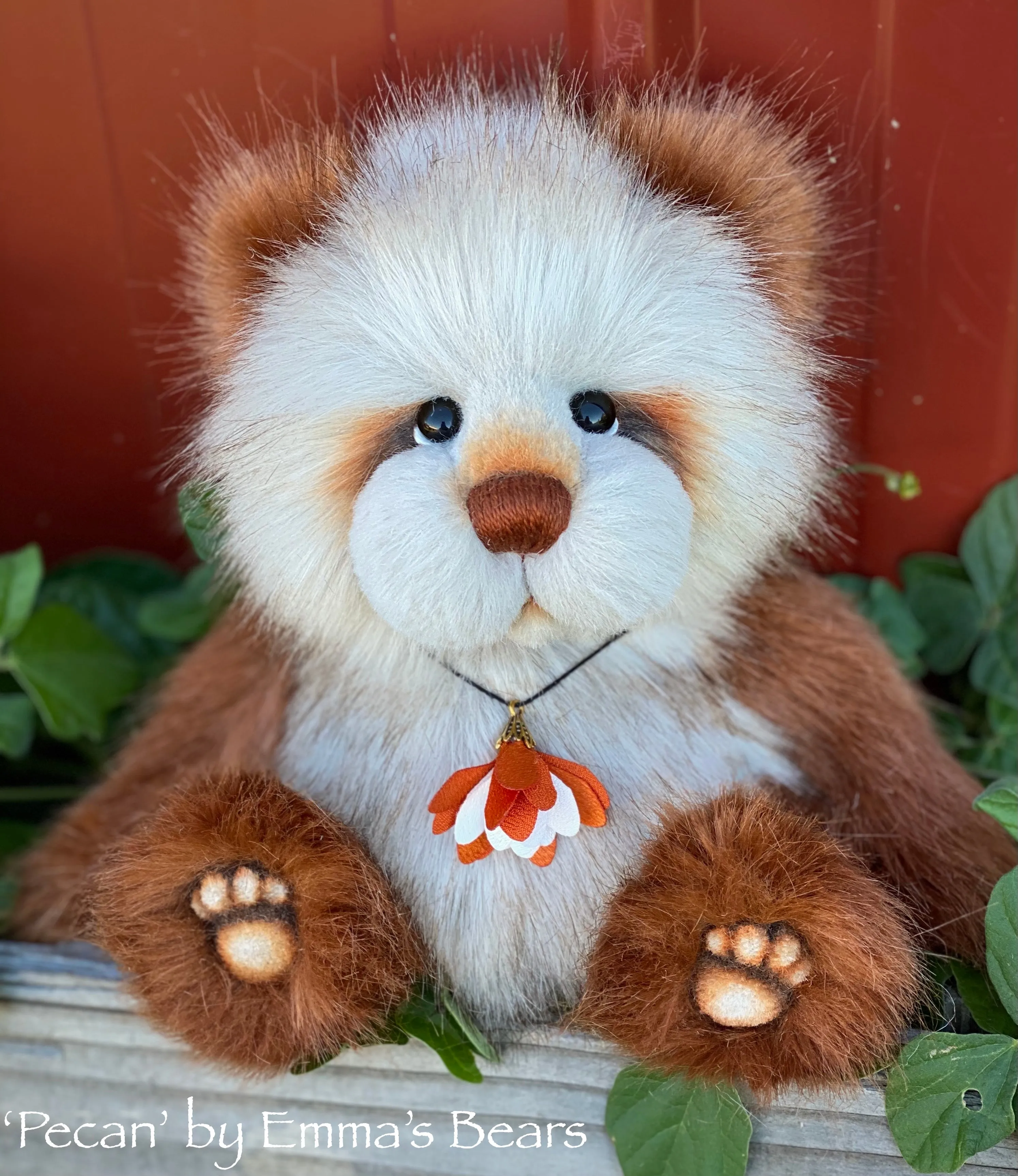 Pecan - 9" luxury faux fur artist bear by Emmas Bears - OOAK