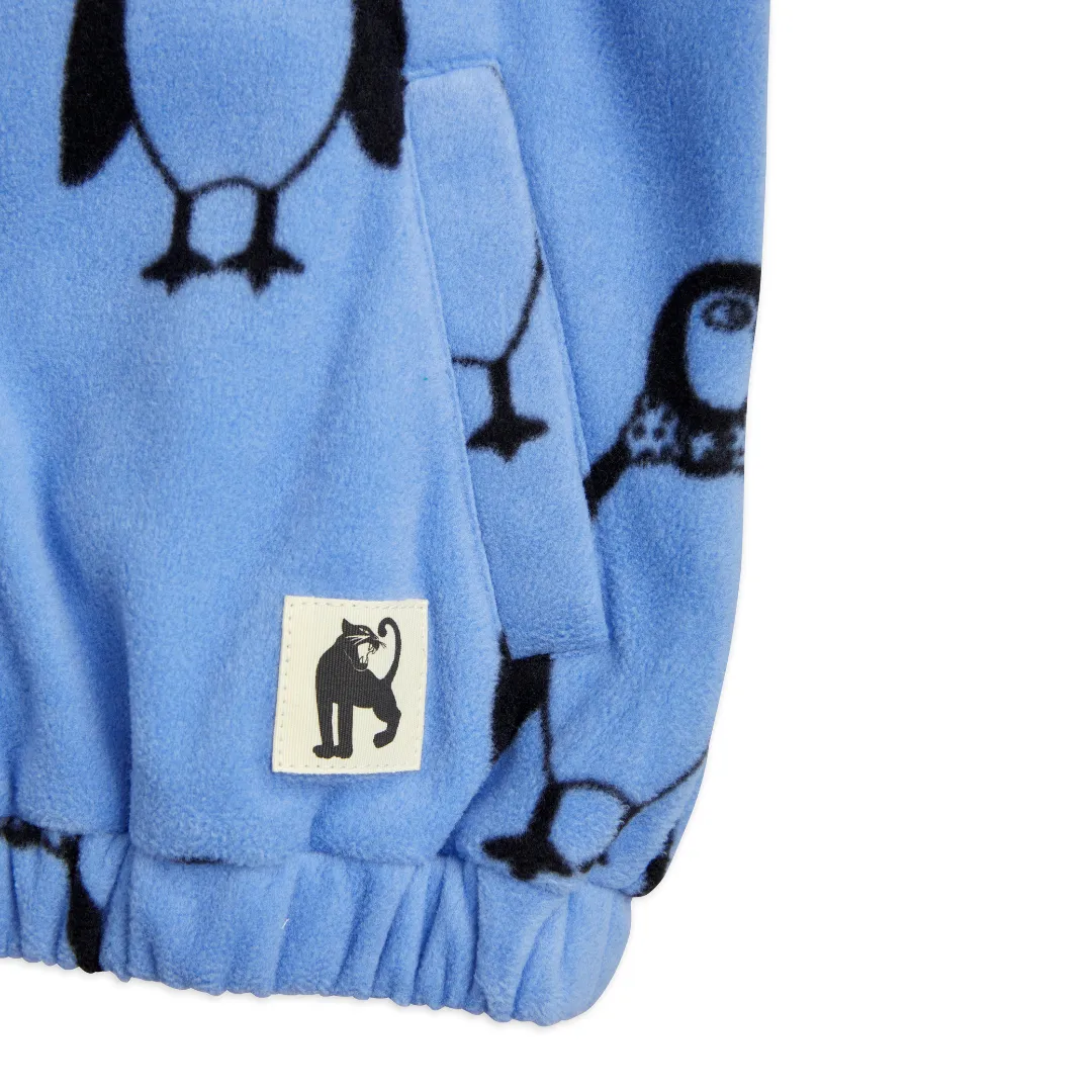 Penguin Fleece Jacket - blue