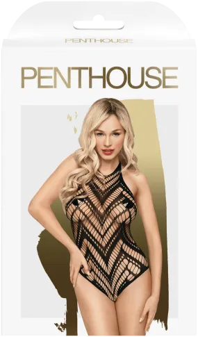 Penthouse Go Hotter Black Teddy Dress