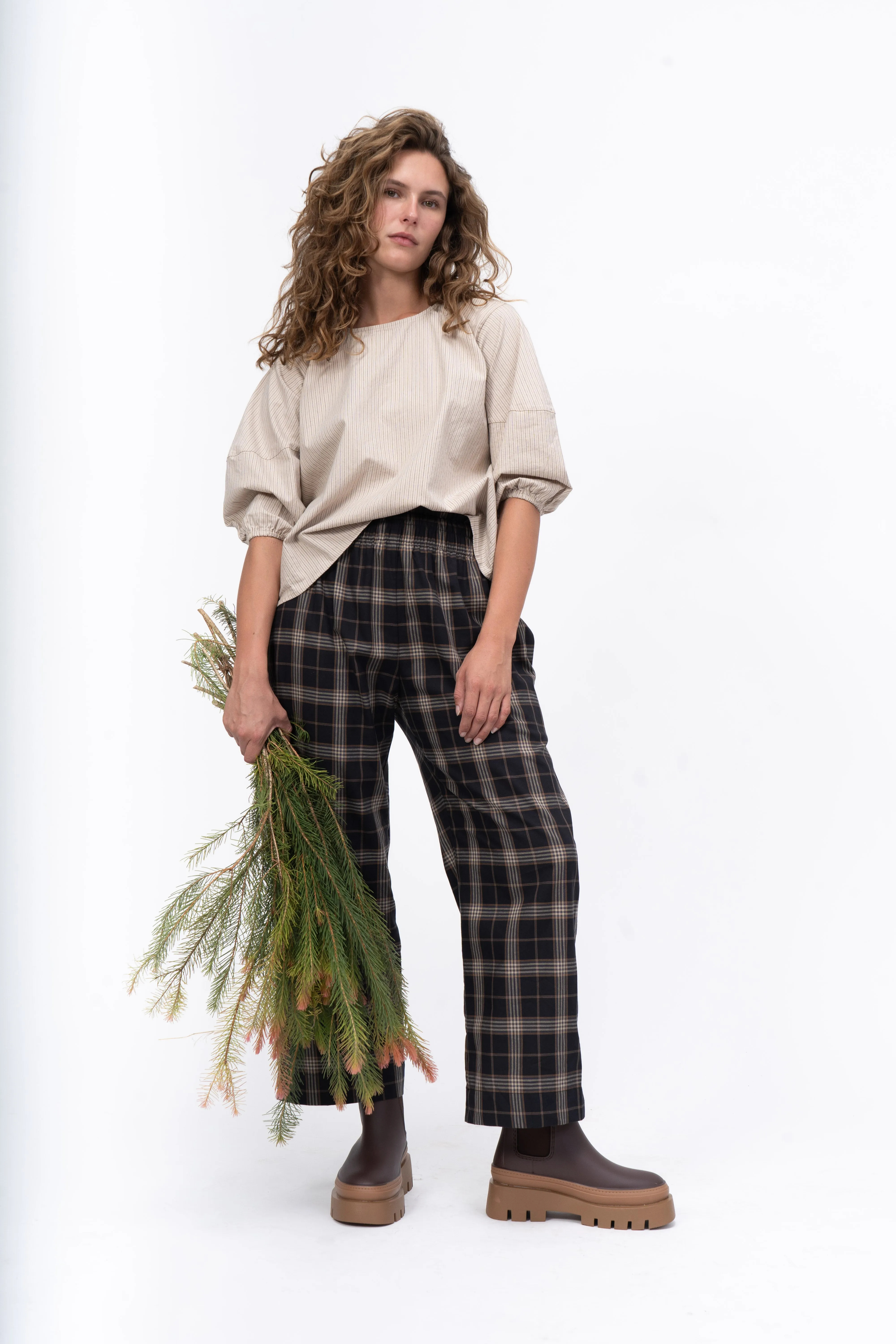 PLAID PANTS