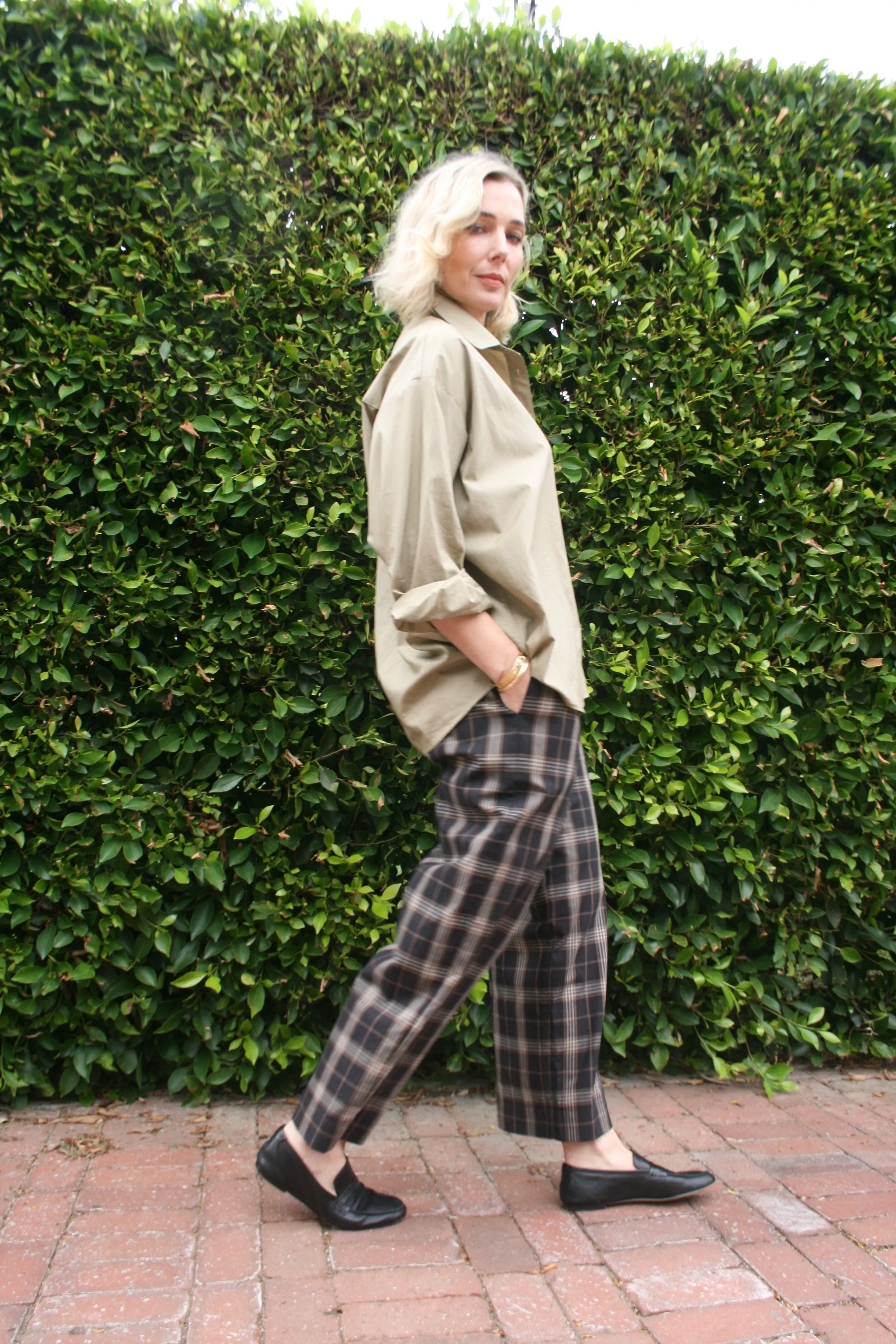 PLAID PANTS