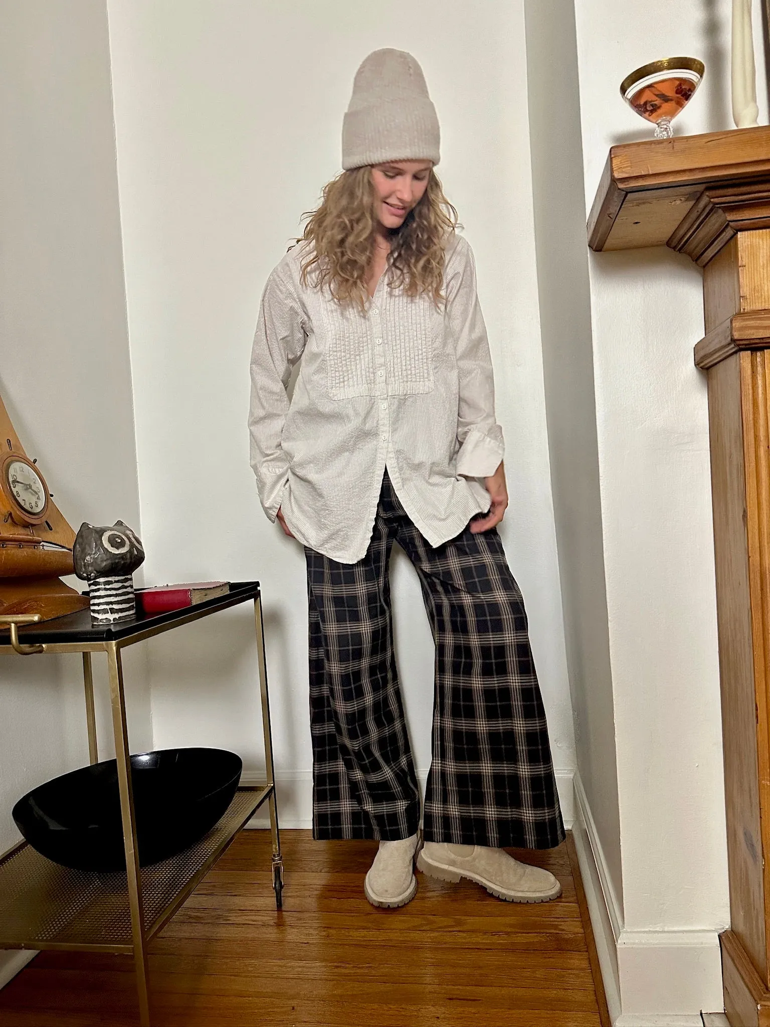 PLAID PANTS