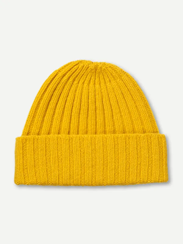 PLAIN RIBBED HAT OATMEAL