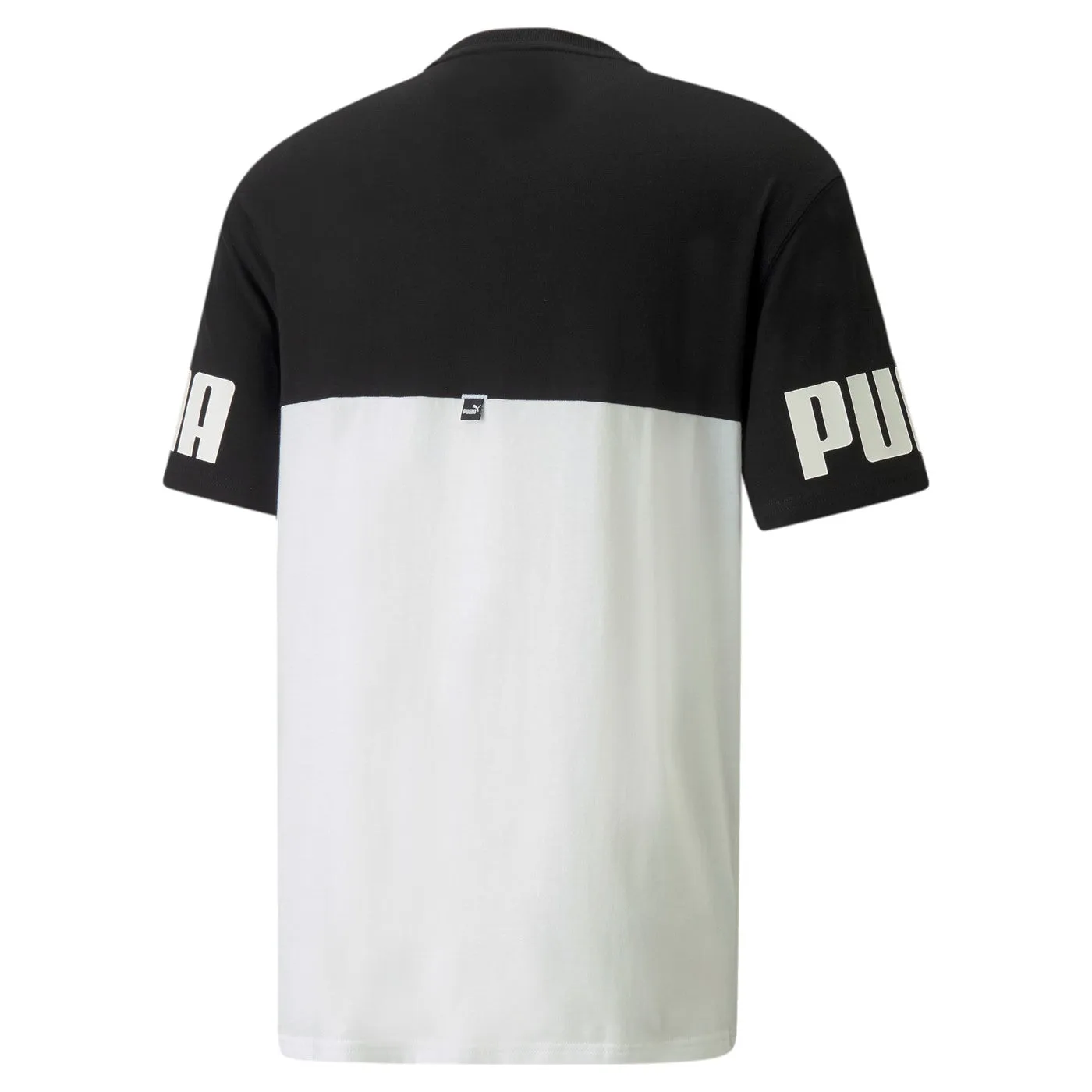 Puma T-shirt Colorblock 847389 01 black-white