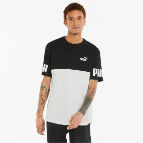 Puma T-shirt Colorblock 847389 01 black-white