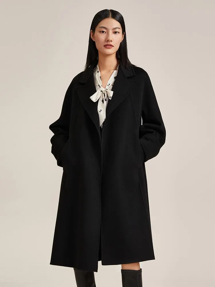 Pure Cashmere Classic Women Coat