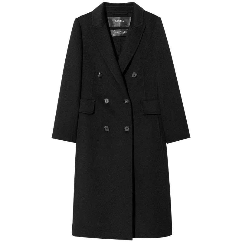 Pure Cashmere Double-Faced Women Coat