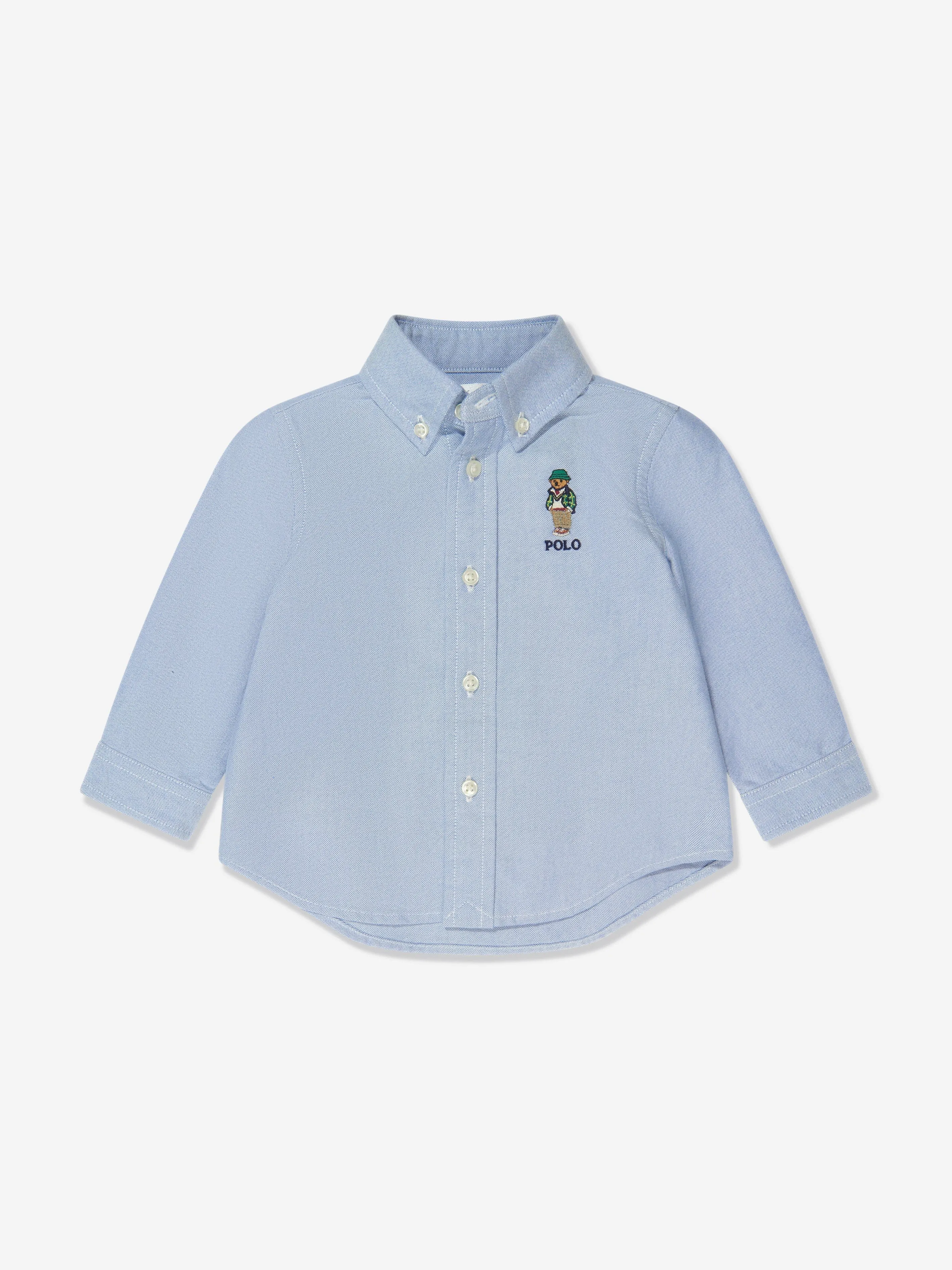 Ralph Lauren Baby Boys  Bear Shirt in Blue