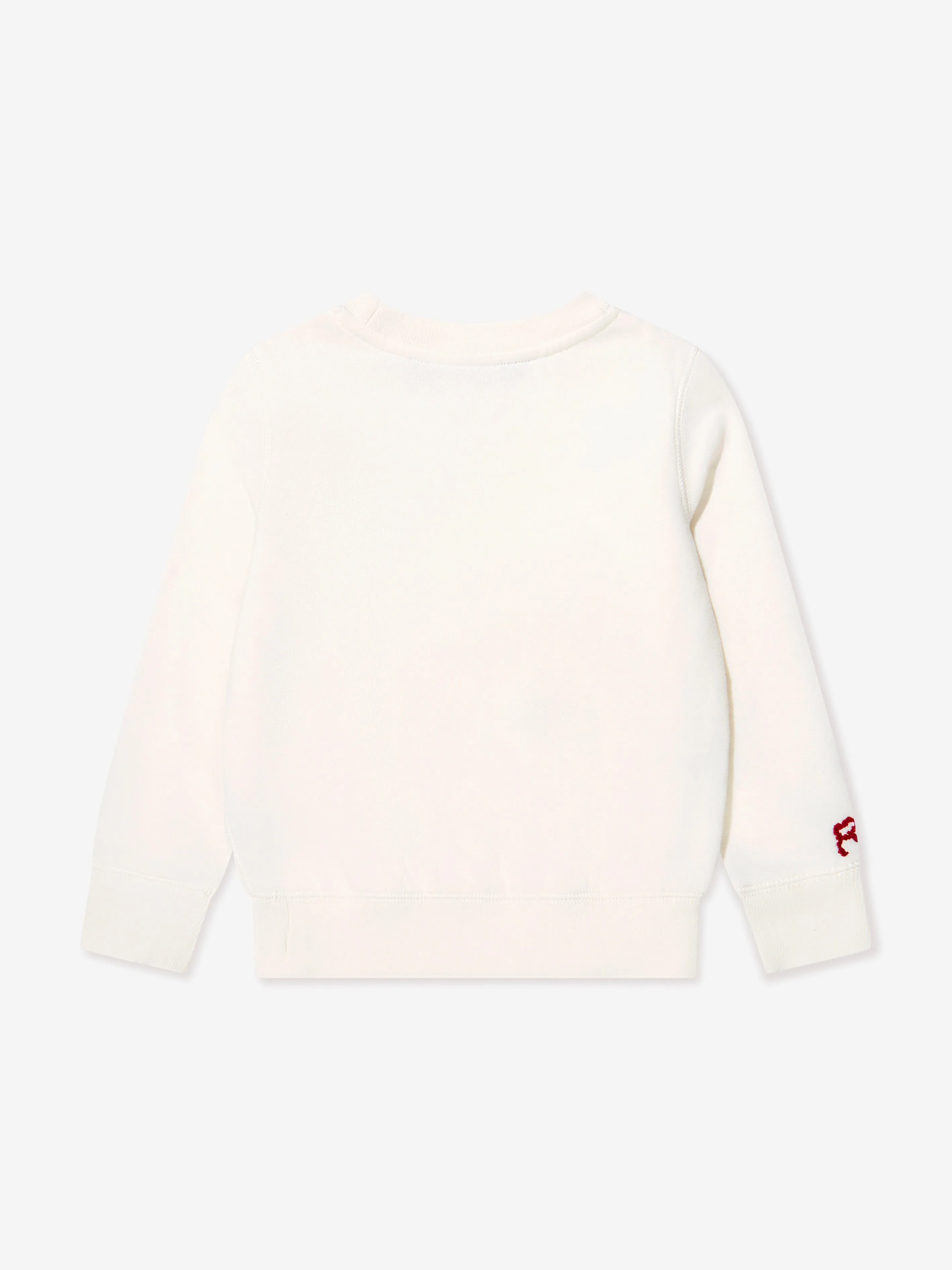 Ralph Lauren Girls Bear Sweatshirt in Ivory