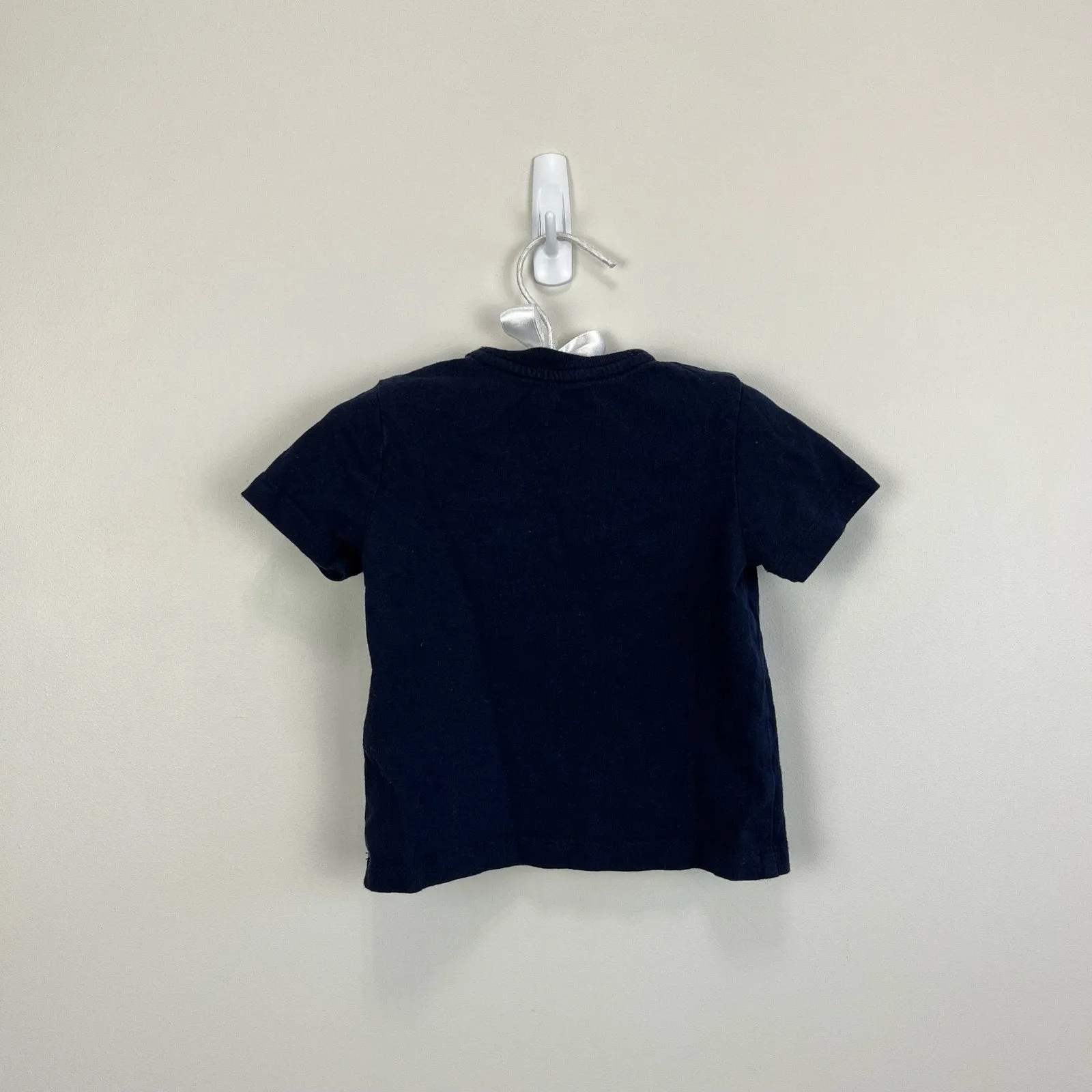 Ralph Lauren Navy Blue Fall Bear Tee 9 Months