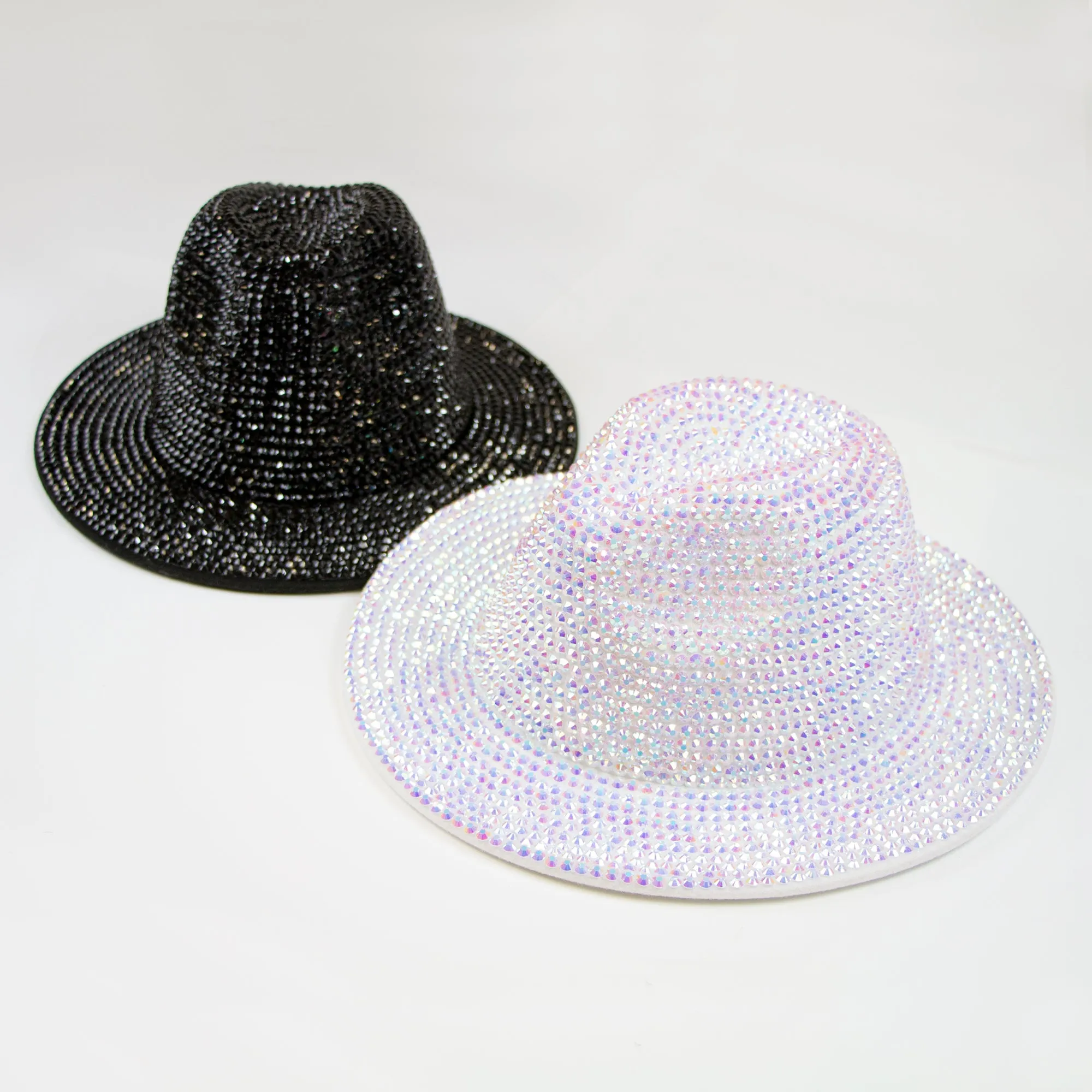 Rhinestone Fedora Hat