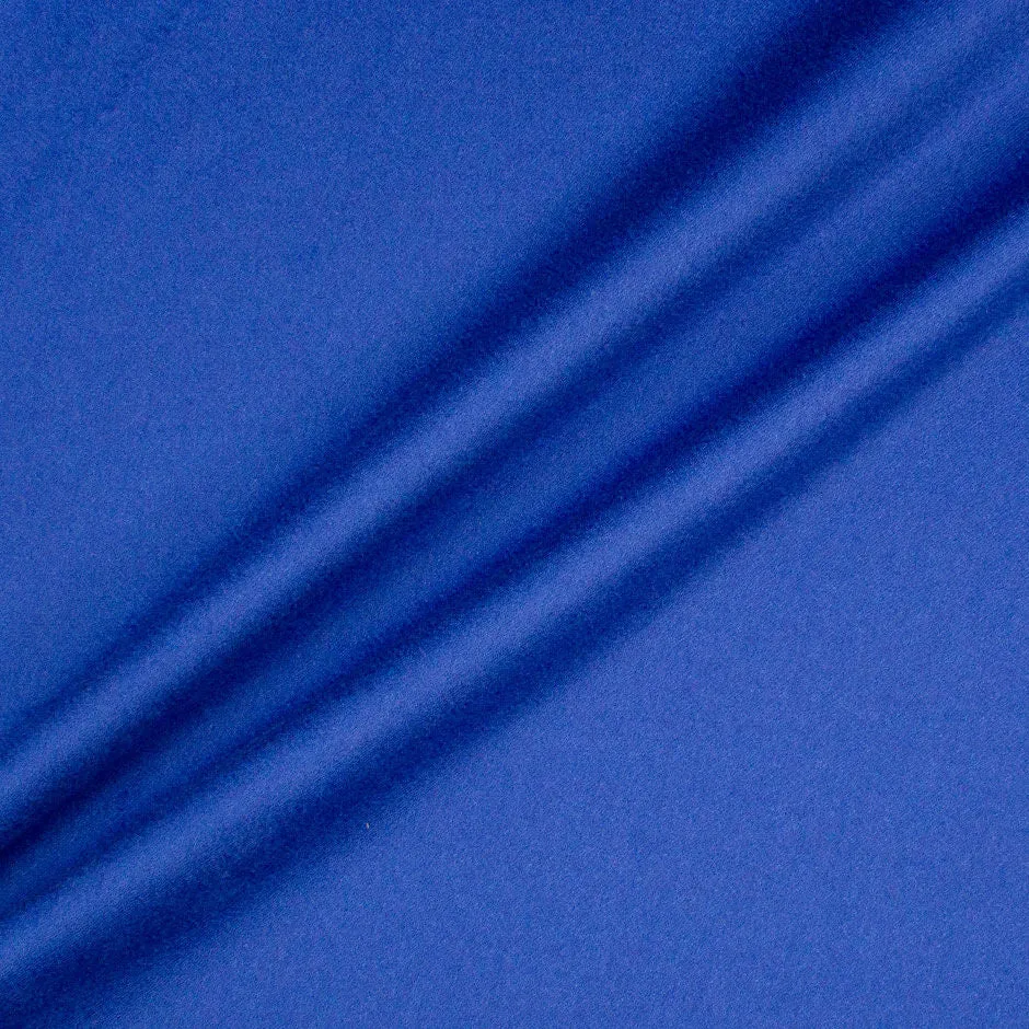 Royal Blue Double Faced Pure Cashmere Coating