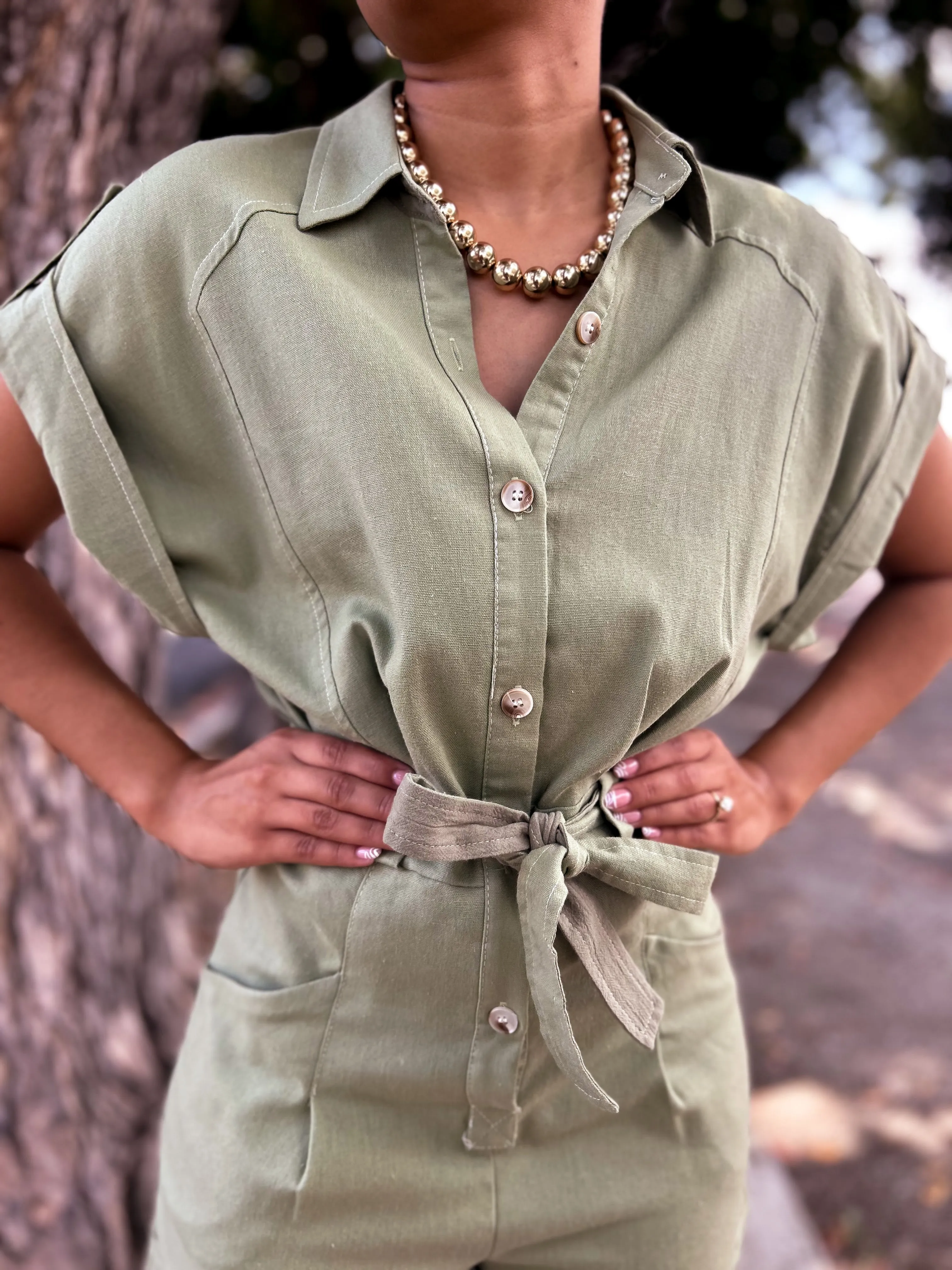 Sage Romper