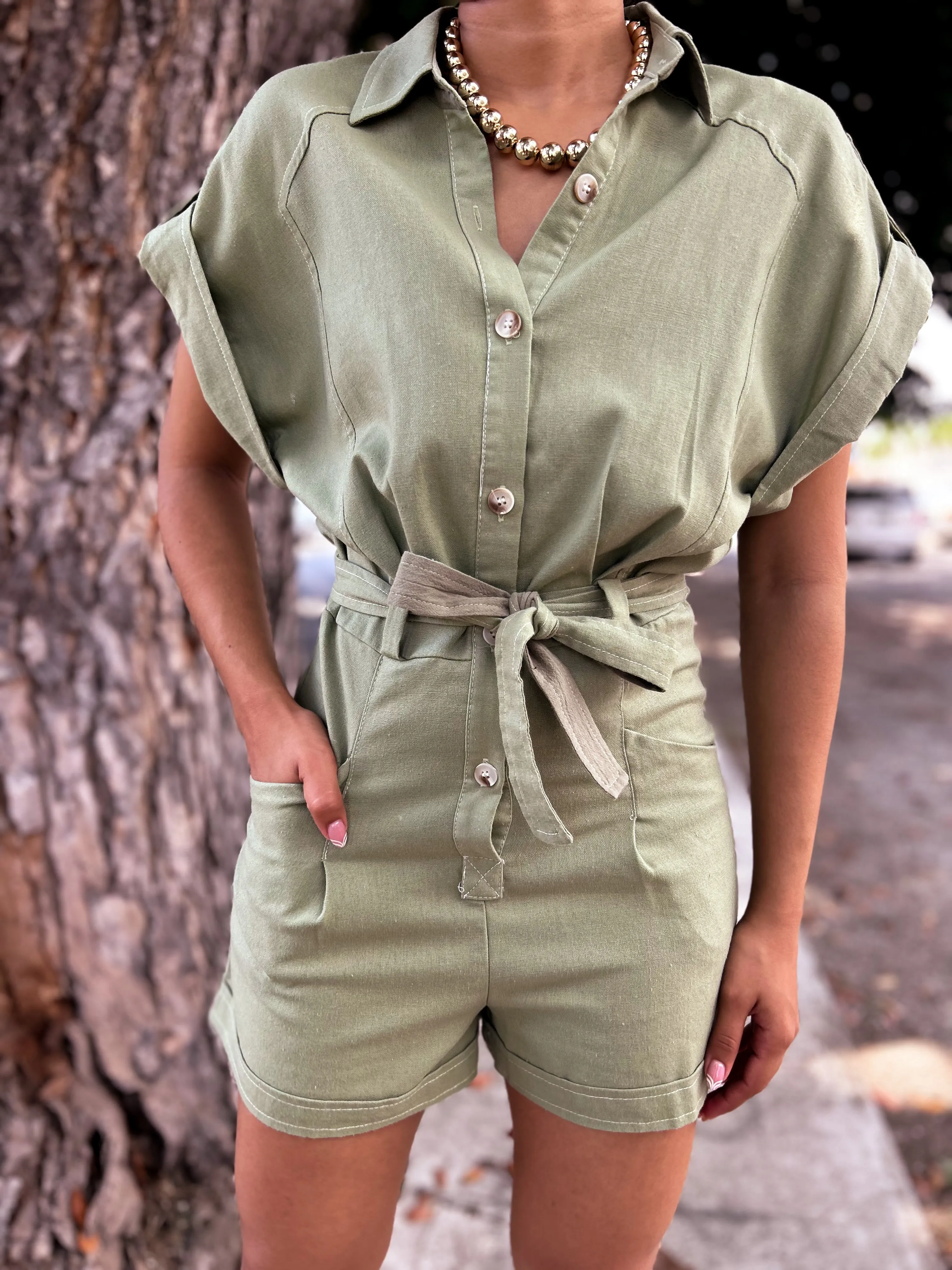 Sage Romper