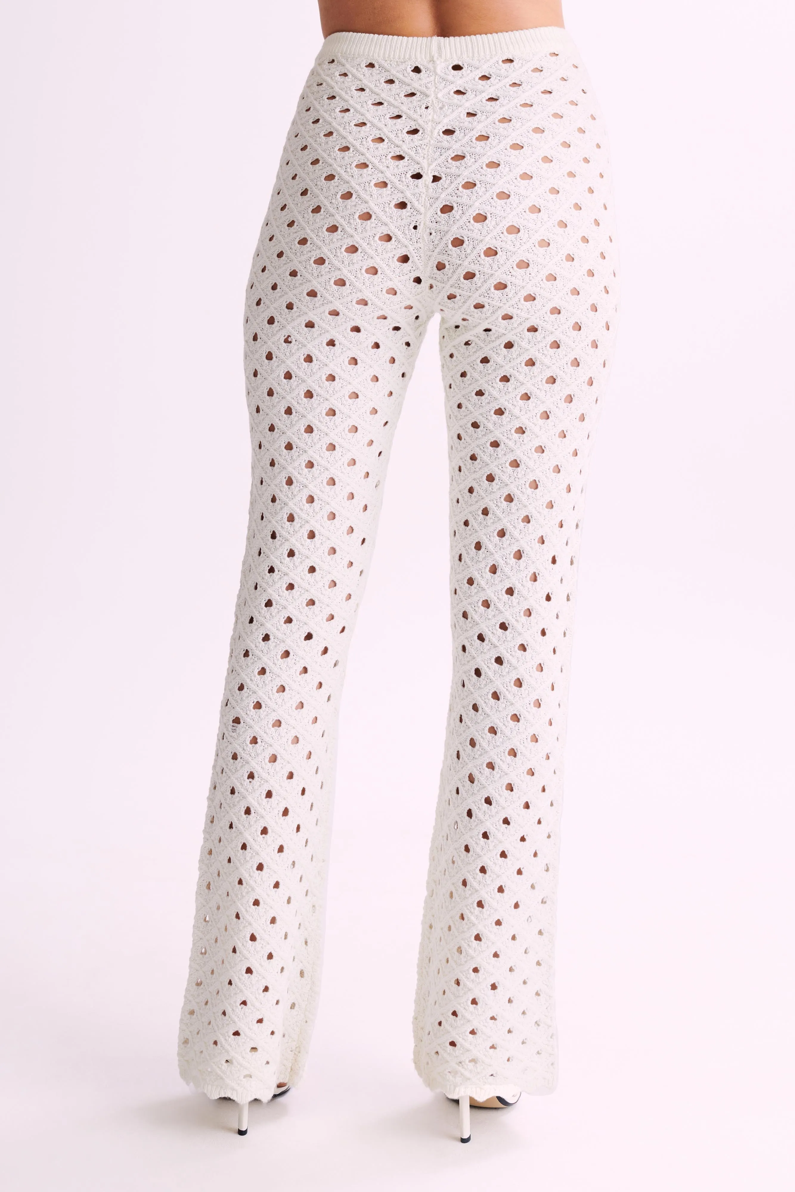 Santana Crochet Pants - Ivory