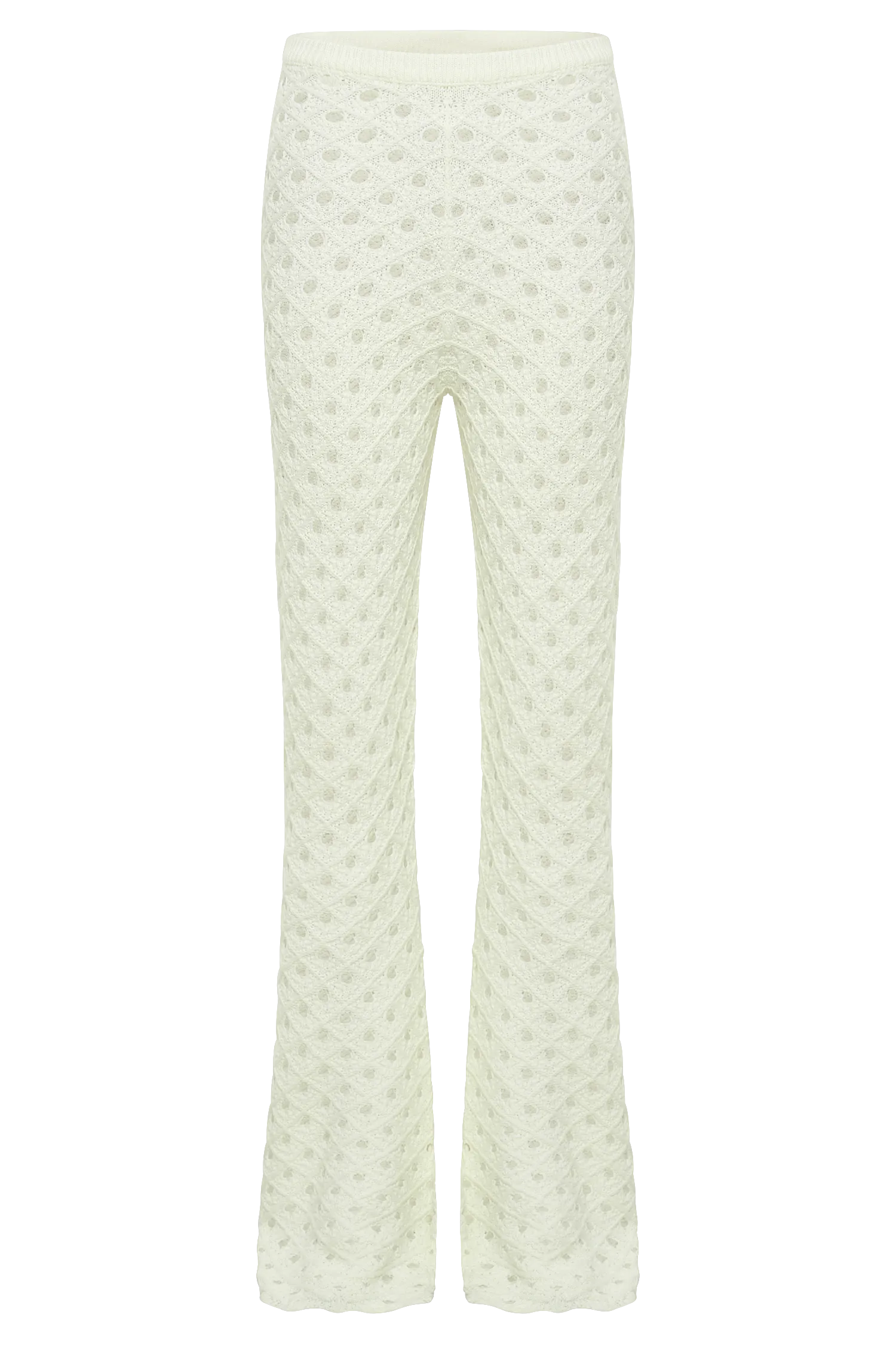 Santana Crochet Pants - Ivory