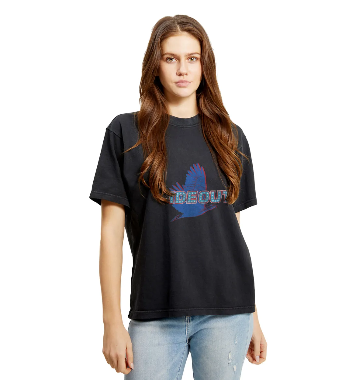 Seain Cook Signature Series Unisex Americana Heavyweight Boxy Tee Black