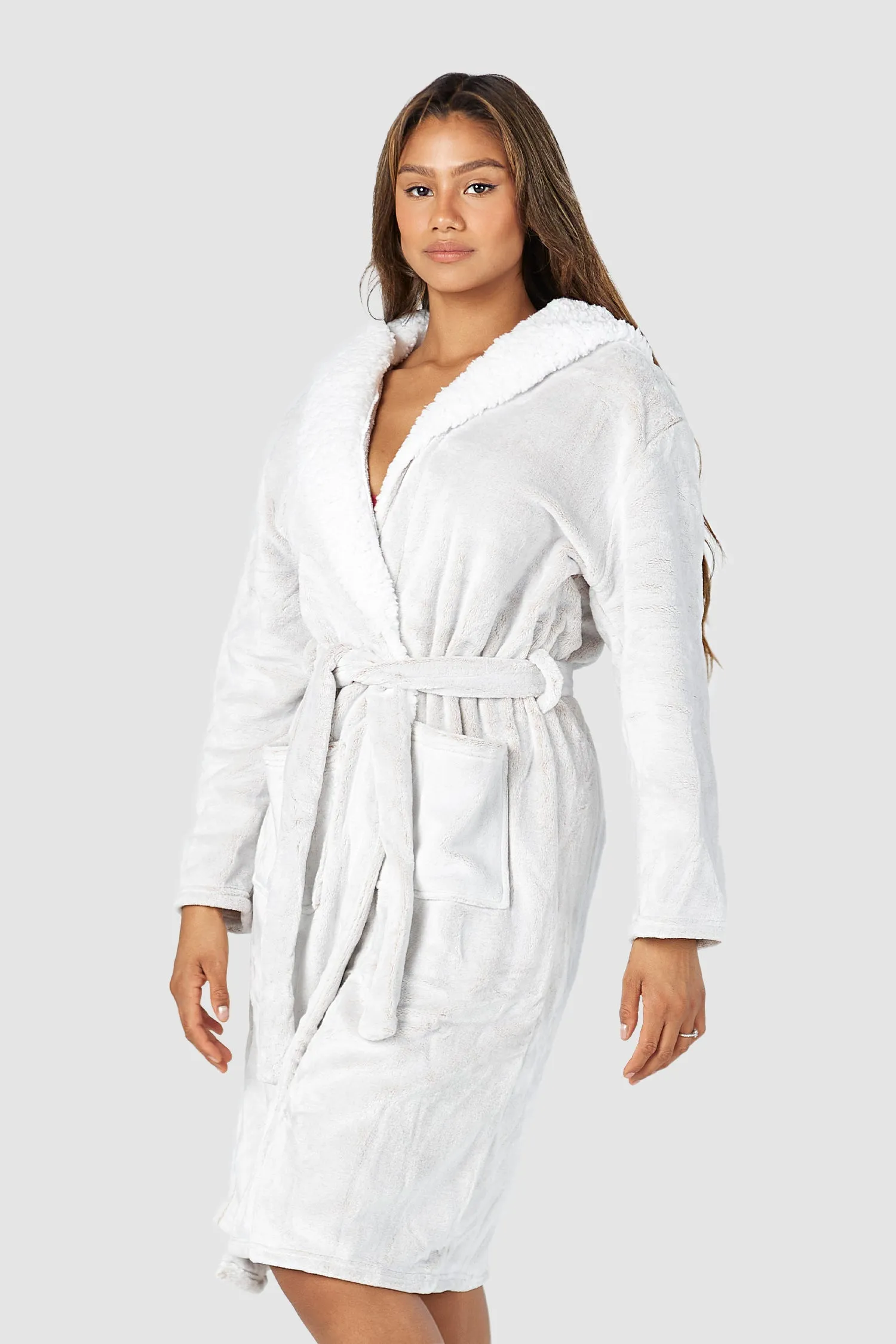 So Soft Luxury Dressing Gown - Mink