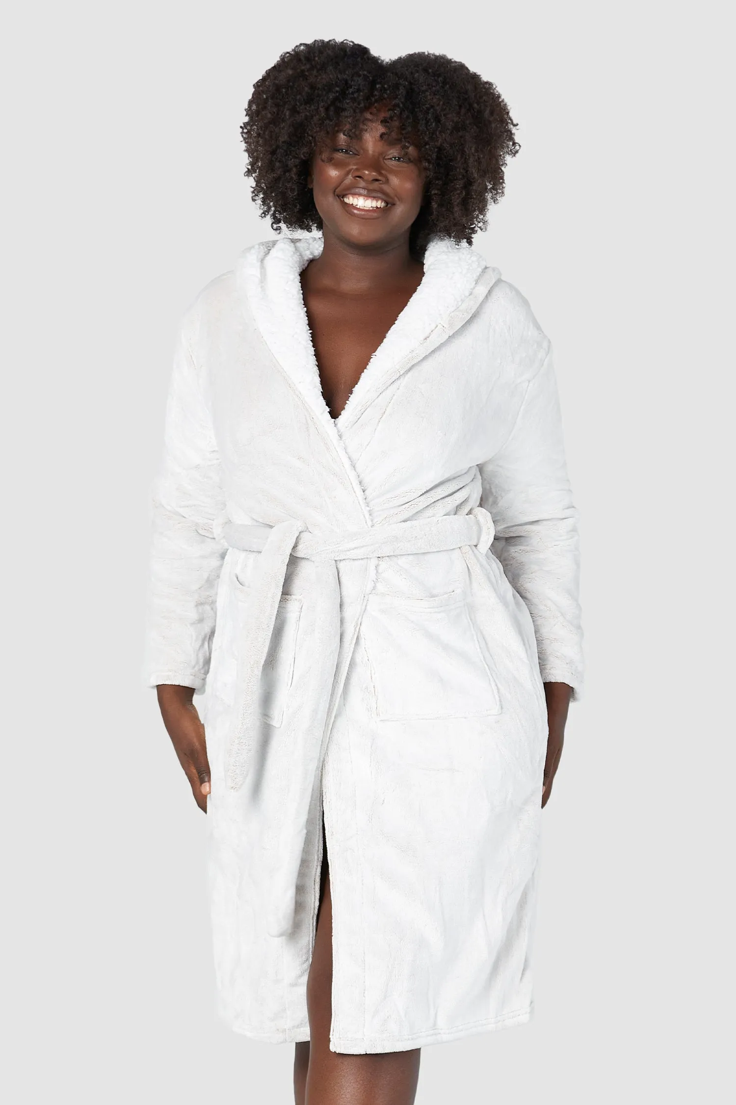 So Soft Luxury Dressing Gown - Mink