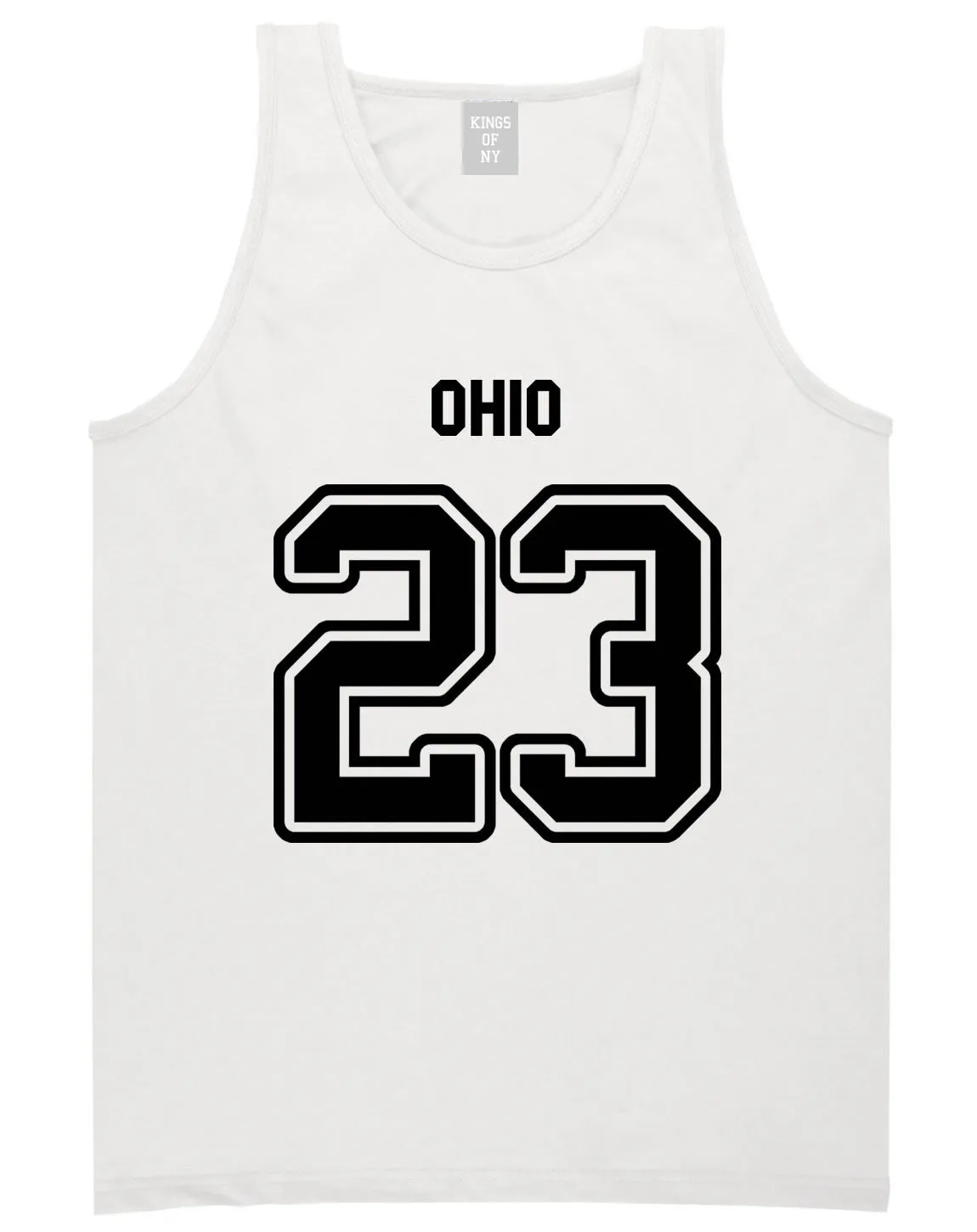 Sport Style Ohio 23 Team State Jersey Mens Tank Top