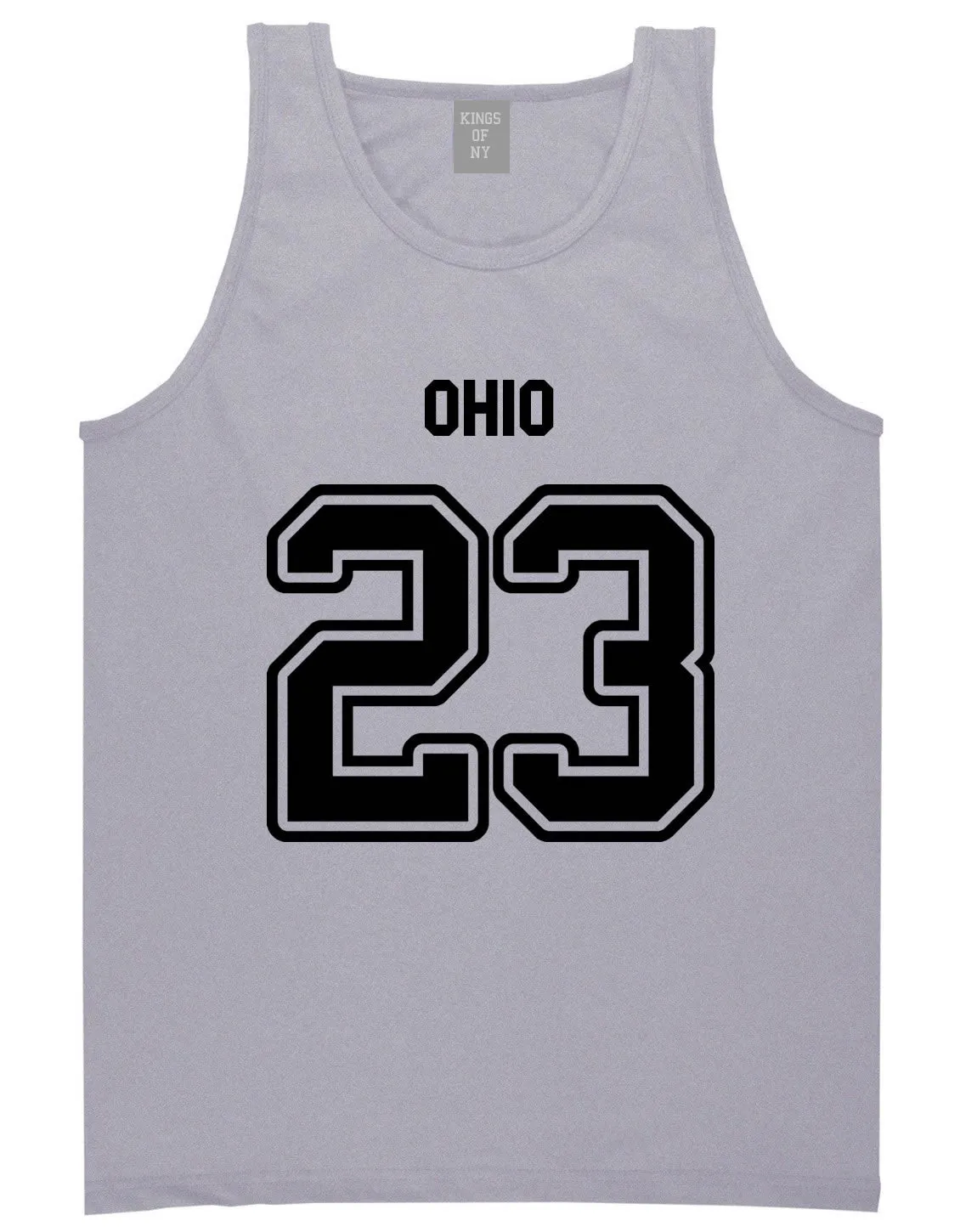 Sport Style Ohio 23 Team State Jersey Mens Tank Top