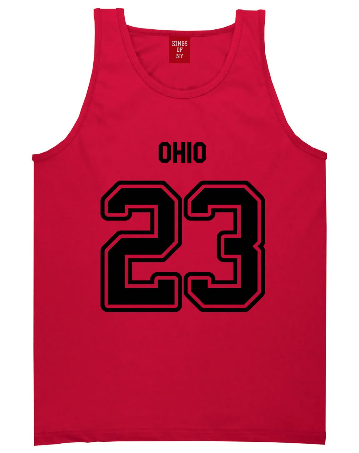 Sport Style Ohio 23 Team State Jersey Mens Tank Top