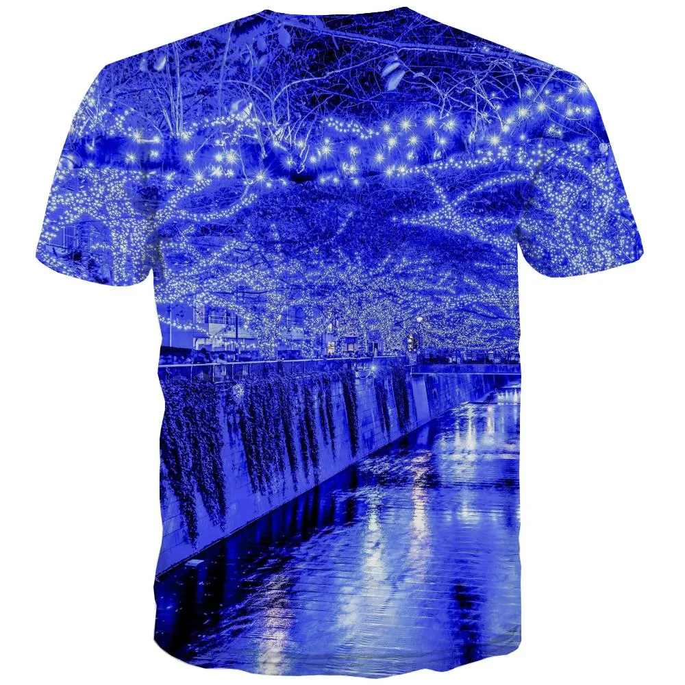 street lighting shirts t shirt 3D festival art costume Cool men Christmas