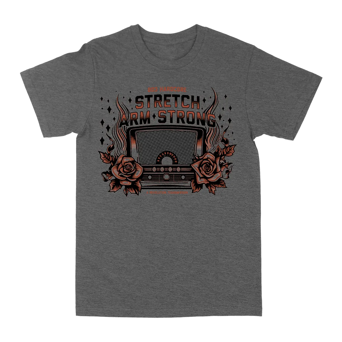 Stretch Arm Strong "Means to an End" Heather Charcoal T-Shirt