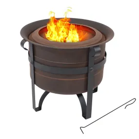 Sunnydaze Cauldron-Style Outdoor Smokeless Fire Pit - 23"