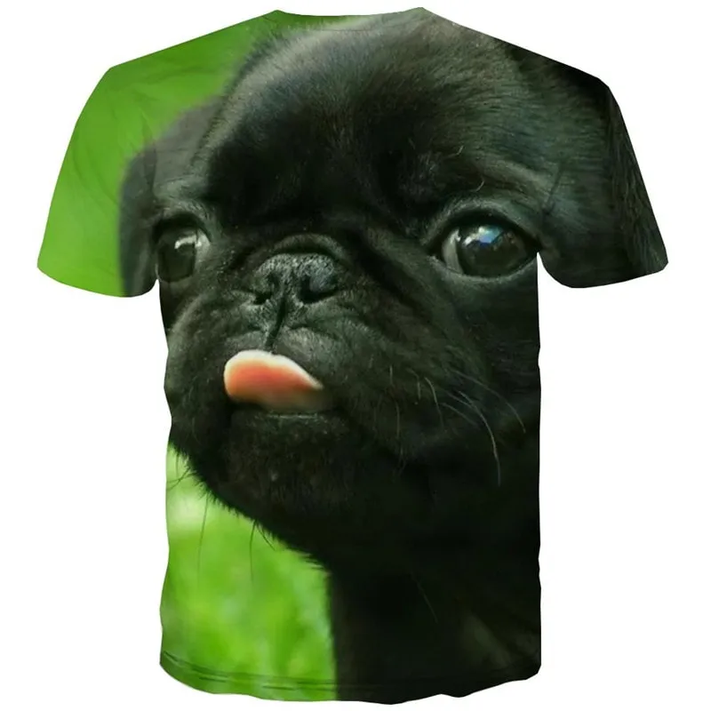 t shirts black dog Puppy Cute animal Cool male art costume big Smart dogs Cool