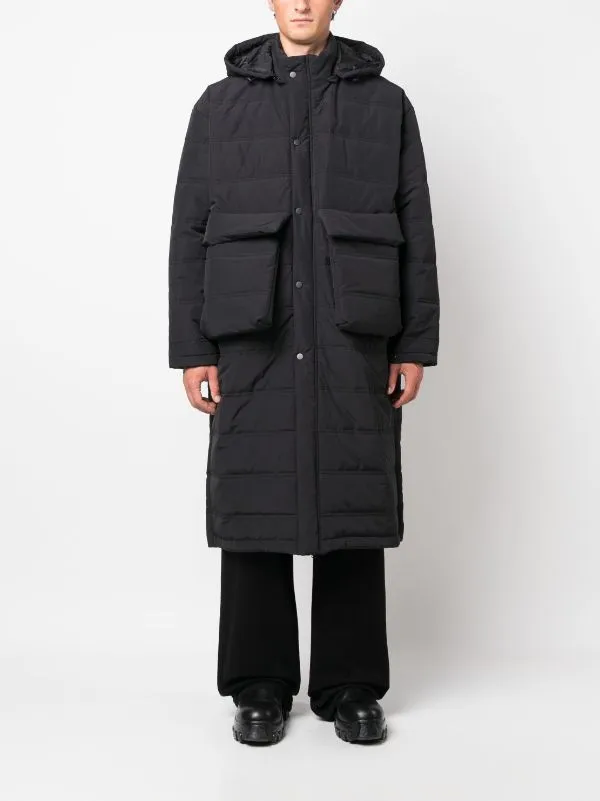 Tabasco Long Coat - Caviar