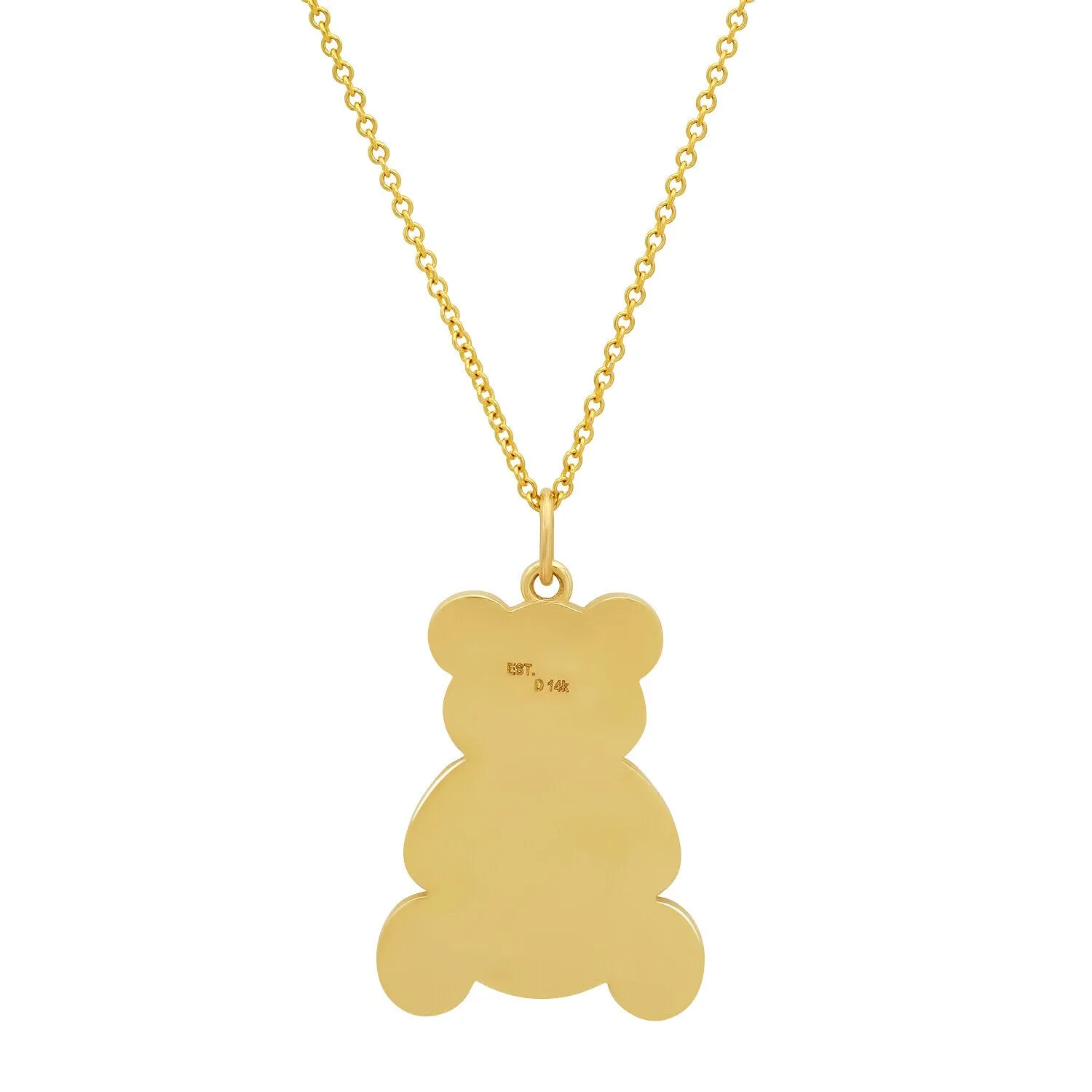 Teddy Bear Pendant Necklace