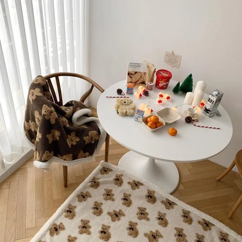 Teddy Bear Print Blanket