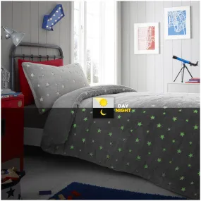 Teddy Glow In Dark Stars Duvet Set