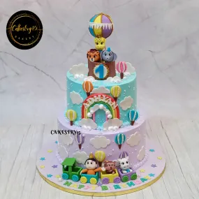 Teddy Train 5kg Cake