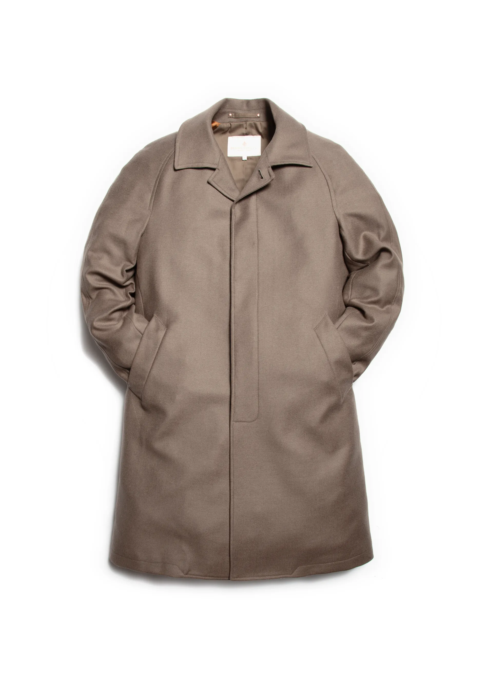 The Cashmere Crew Coat - Camel