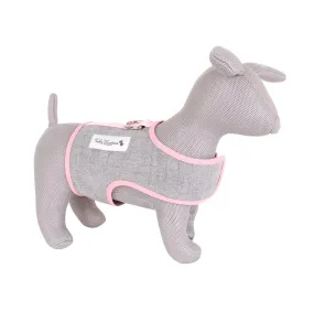 'The Melody' Pink & Grey Luxury Dog Harness