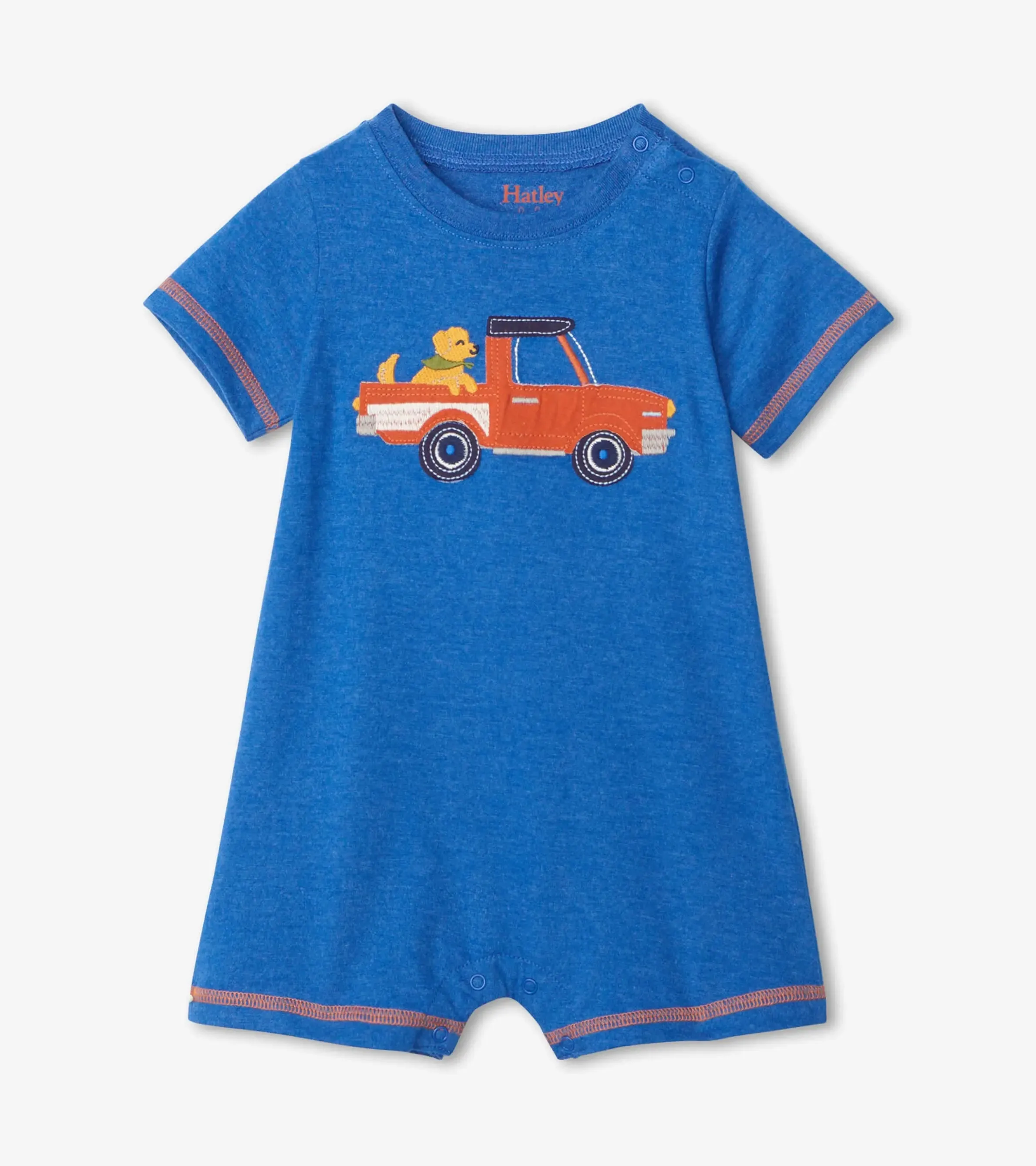 Traveling Pup Baby Romper | Hatley