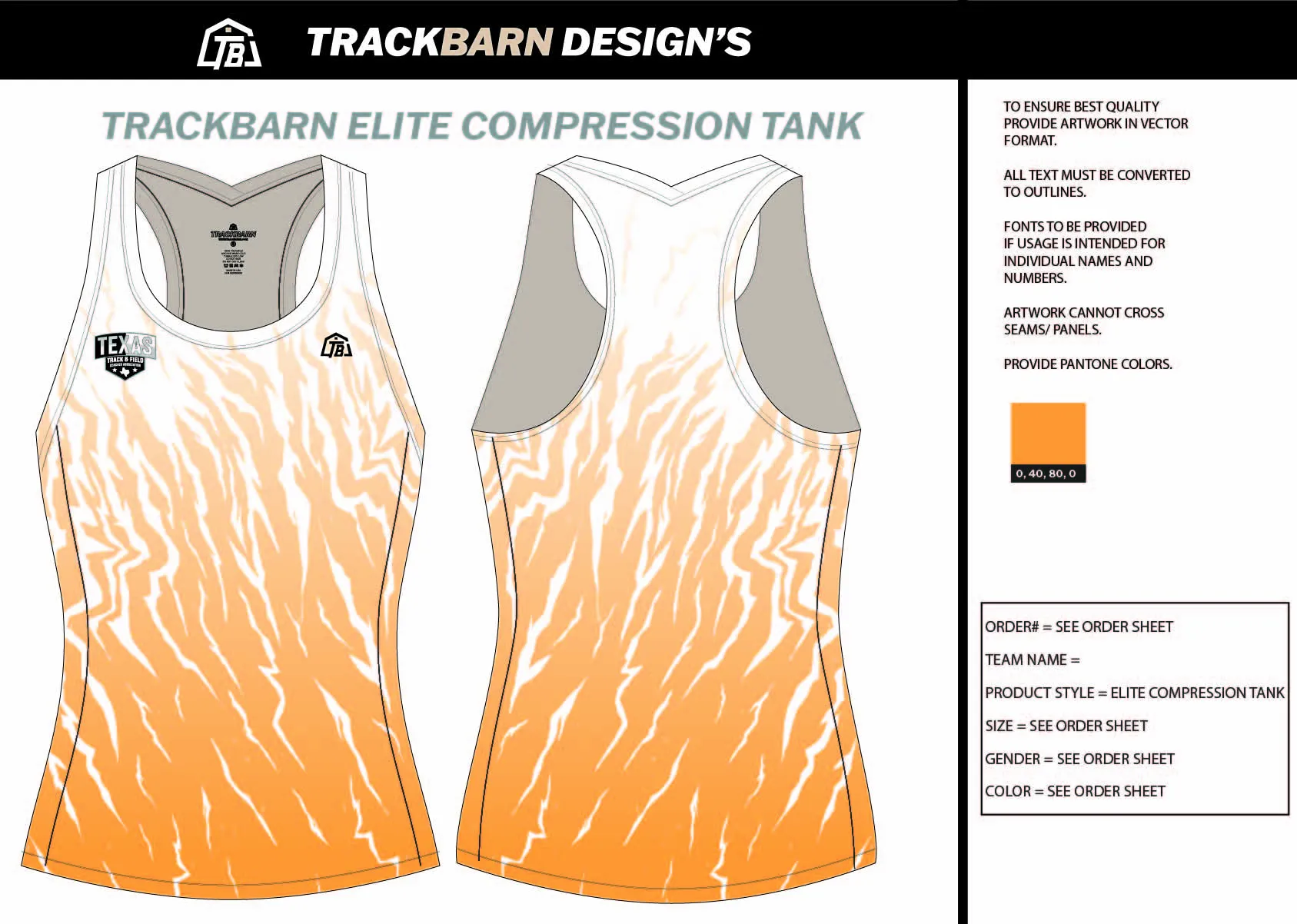 TTFCA-- Womens Compression Tank