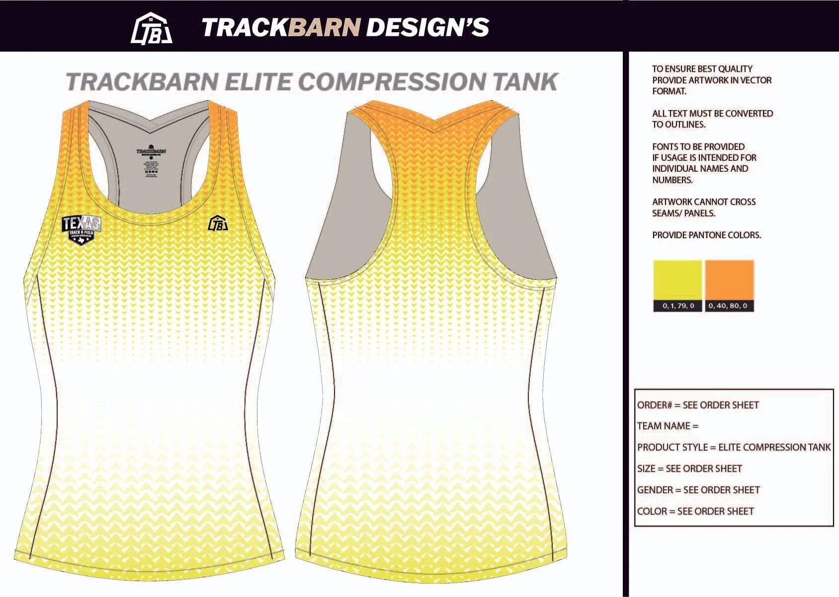 TTFCA-- Womens Compression Tank