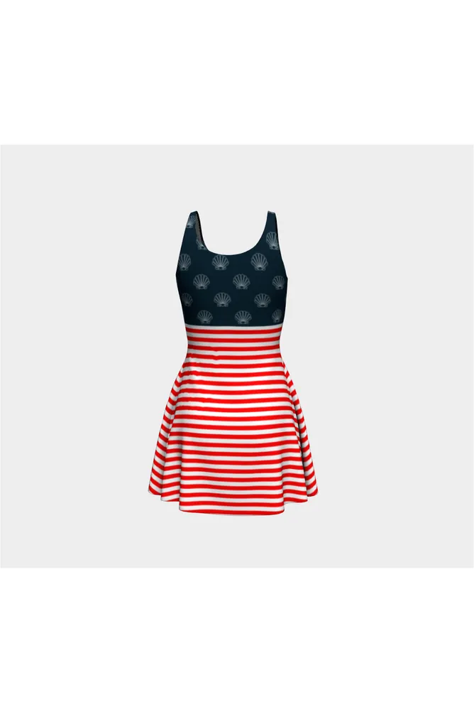 United Shells of America Flare Dress