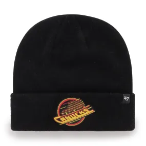 Vancouver Canucks NHL 47 Brand Men's Black Alternate Logo Cuff Knit Beanie