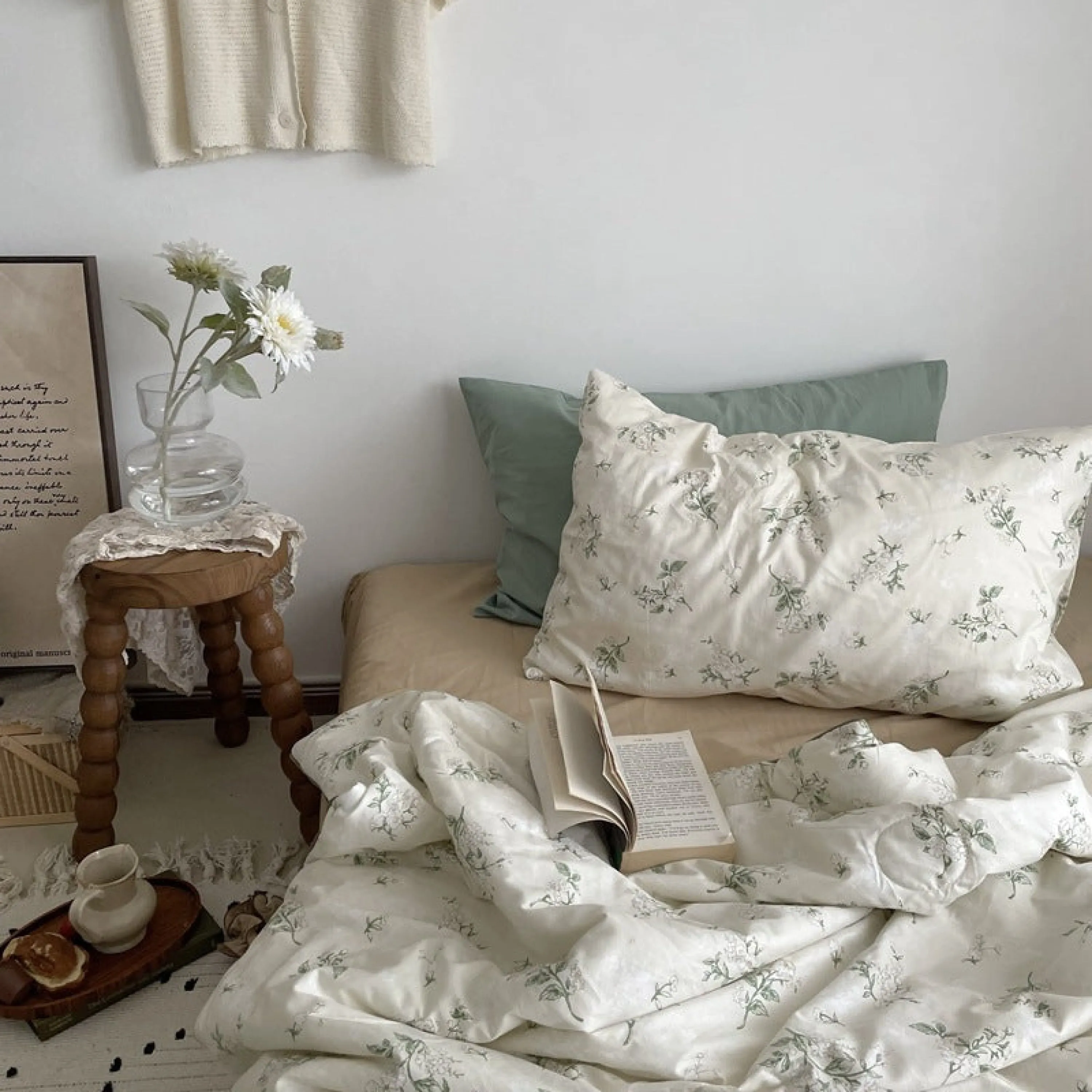 Vintage Inspired White Teddy Blanket