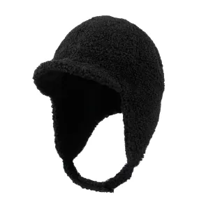 Visor Ear Flap Hat Winter Fleece Warm Trapper Cap SLT1249