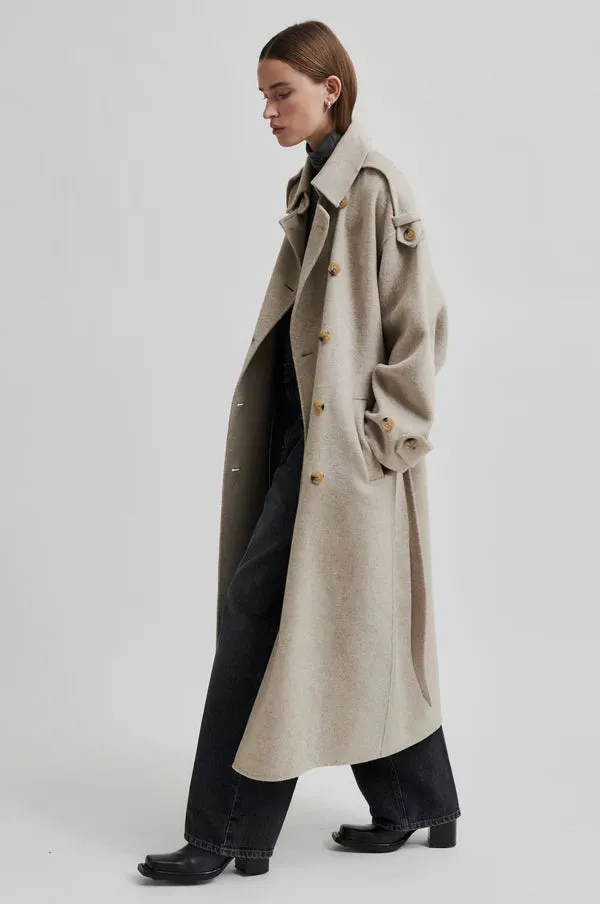 Walance New Coat Beige Melange